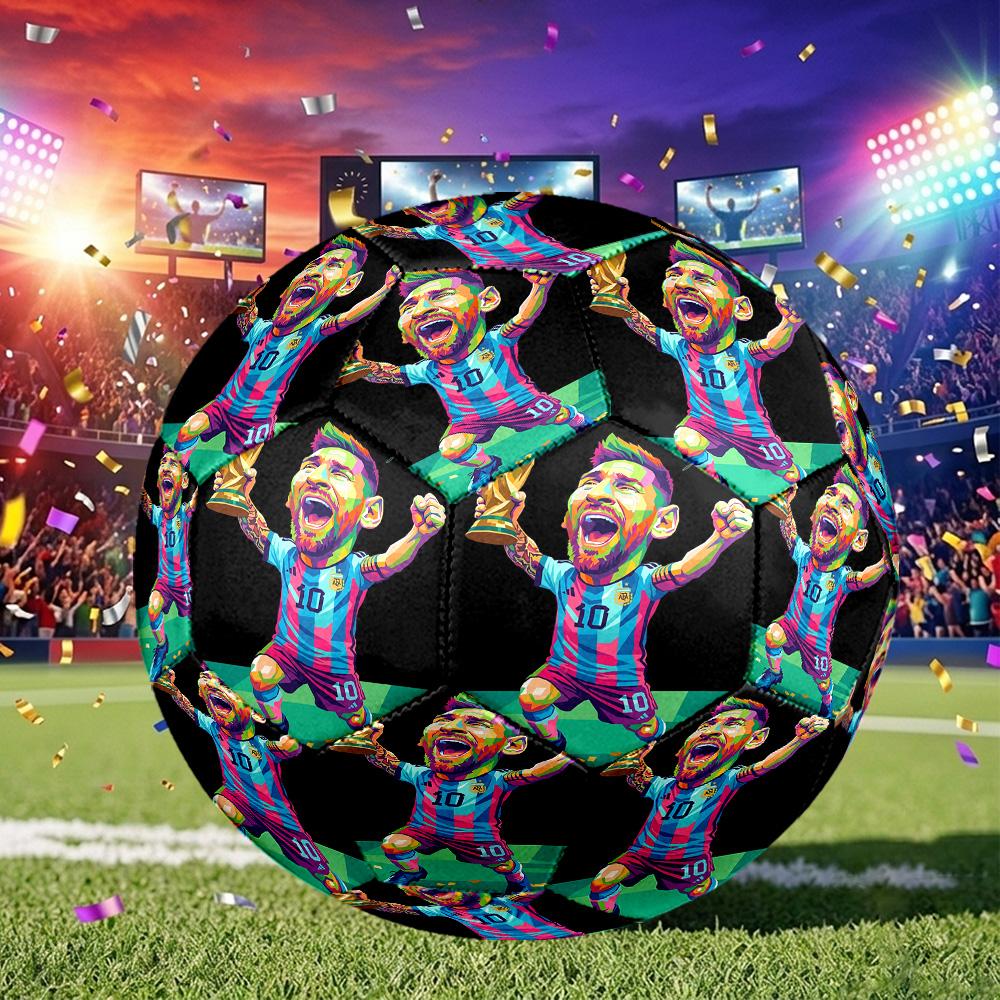 1pc Messis Legacy Soccer Ball Size 5, Machine-stitched, Suitable for Practice Matches/tournament Training for Sports, Lightweight and Durable. C7011