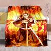 Coperta in Flanella Anime Demon Slayer - Morbida Calda Perfetta per Divano, Biancheria da Letto Campeggio Viaggio Ufficio Arredamento Casa -QJY