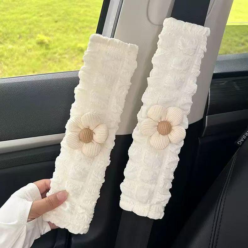 High-End Cute Cloud Car Seatbelt Shoulder Pad Cover for Girls