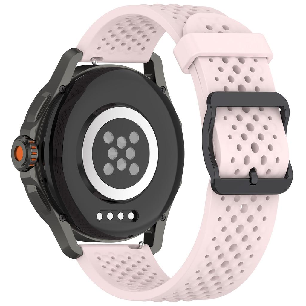 For Samsung Galaxy Watch FE 40mm/Watch7 44mm/40mm Silicone 20mm Multiple Holes Breathable Watch Strap