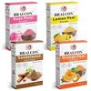 BRALCON Rose Petal, Sandalwood, Orange, Lemon Peel Powder Combo - 400g (100g X 4 Pack) Face Pack Mask for Face & Skin - for Brightening, Anti-Aging