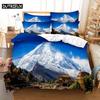 3D HD Scenic Quilt Cover Duvet Pillow Case bed Set Linen Woods Scene Forest King Queen Twin Single Double 3PCS 2PCS Home Textile