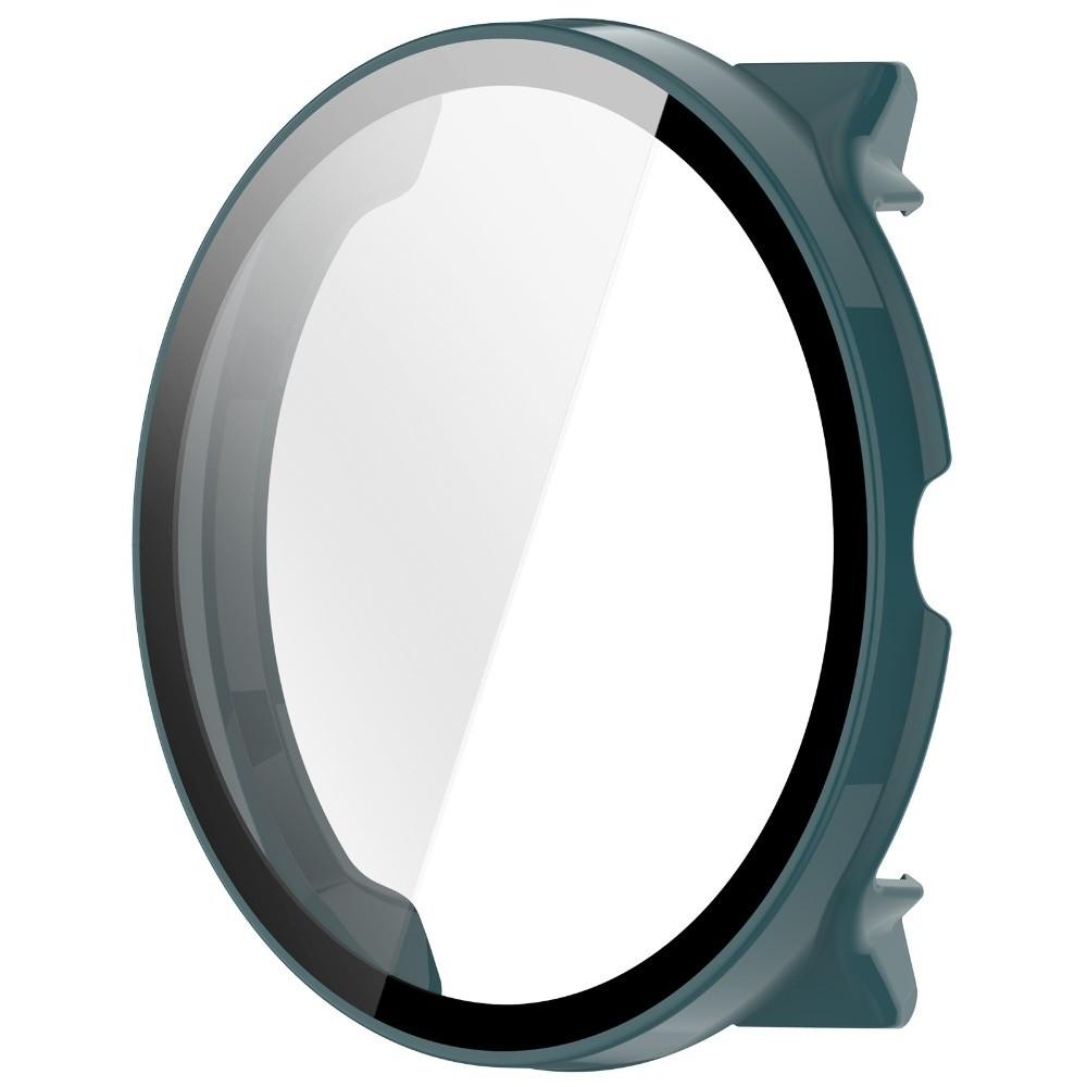 PC+Tempered Protective Case Full Coverage Hard Screen Protector Anti-Scratch Cover Shell for Suunto Race 2
