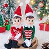 Statue di Elfi di Natale per Libreria, Casa, Finestra e Decorazione di Locali