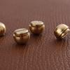 5Set High Quality Solid Brass Rivet And Screws Diy Leather Bag Decoration Suitcase Botton Feet Rivet Accessories