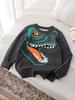 Strickpullover für Jungen im Dinosaurier-Streetstyle für Frühling, Herbst, Winter
