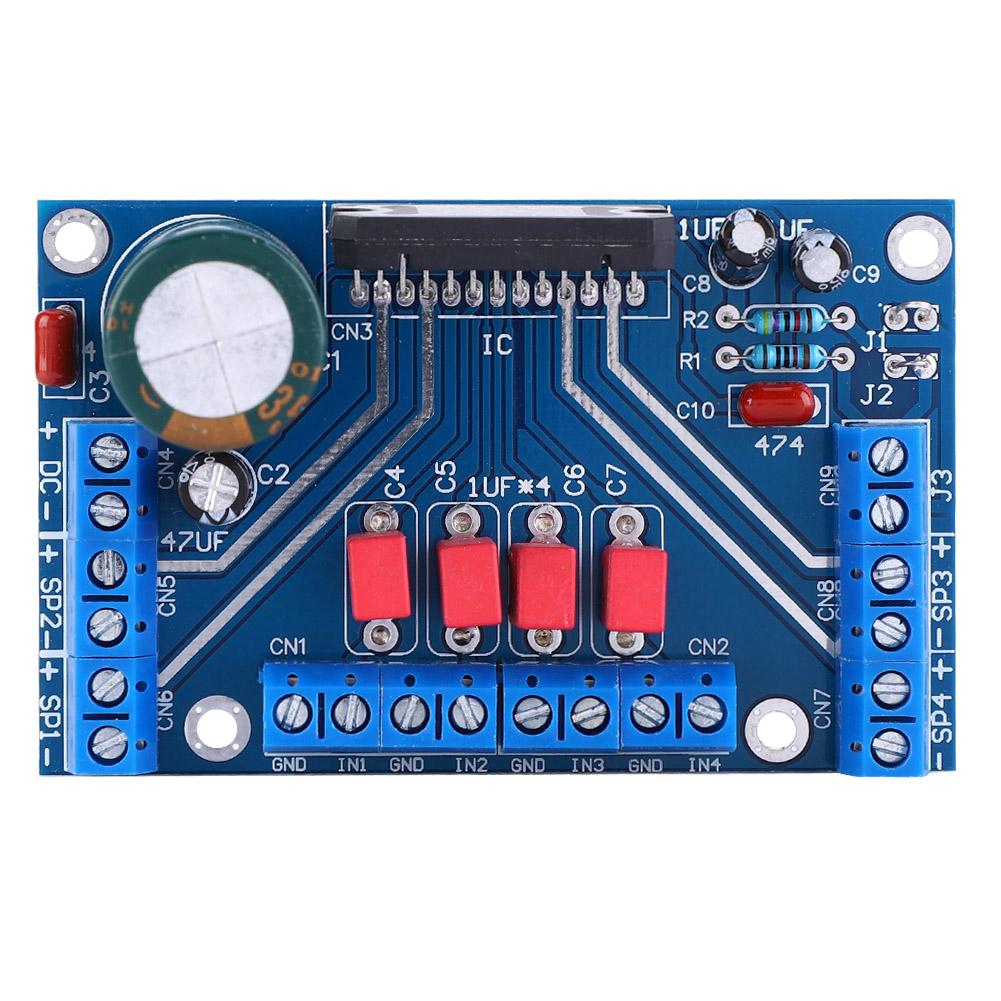 DC 12 14.5V 4 Channel Audio Amplifier Board 4 X 41W Car Amp BTL Board
