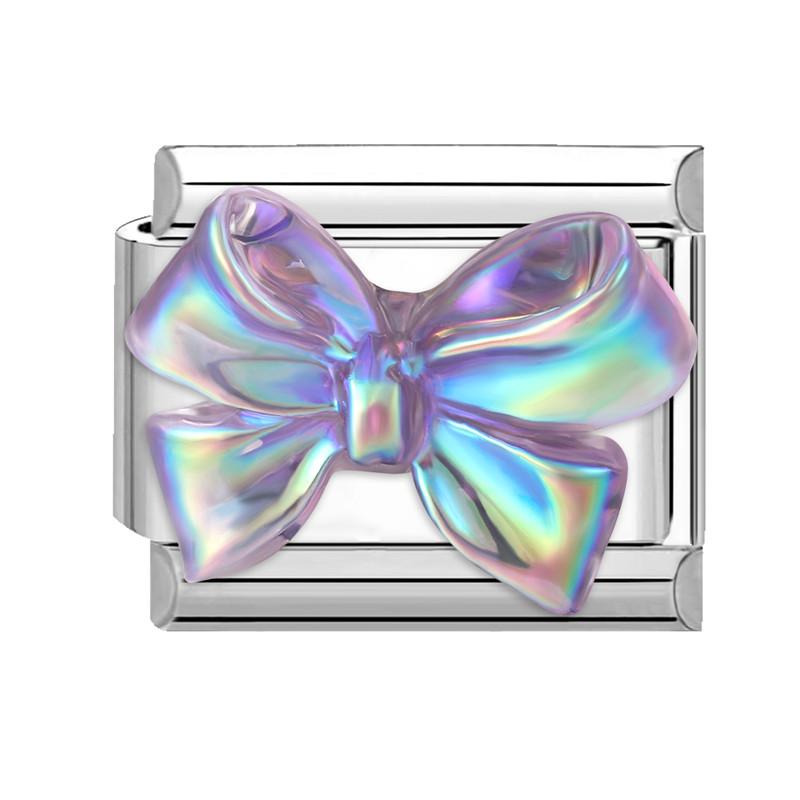 Fashion Heart Bow Knot Butterfly Star Rose Flowers Italian Charm Links Fit 9mm Stainless Steel Bracelet Women DIY Making Gift