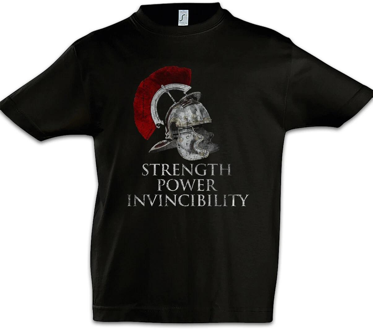 Roman Legion Credo Kids Boys kids boys T-Shirt Rome Romans Caesar Emperor Veni Vidi Vici 110