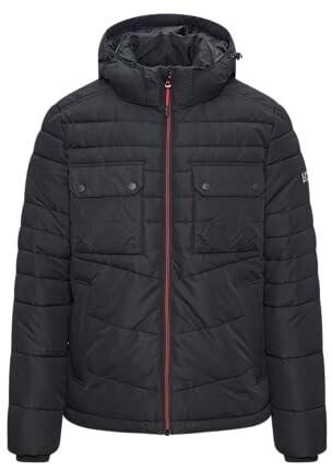 Зимняя куртка s.Oliver Стеганая куртка с отстегивающимся капюшоном черная 2150271.9999.