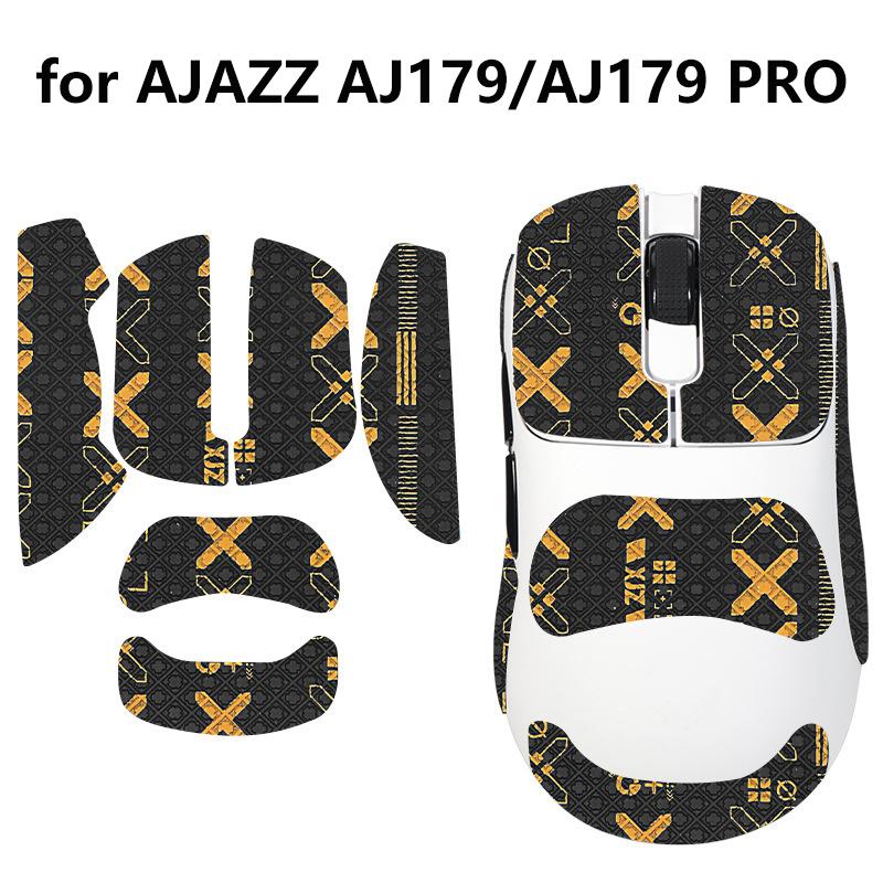 Anti-Rutsch-Maus-Griffband, Skate-Aufkleber für Ajazz Aj179/Aj179 Pro Gaming-Maus für E-Sport-Computer-Gamer, rutschfest, saugt Schweiß an