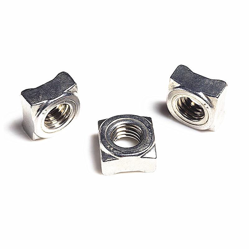 304 Stainless Steel DIN928 Square Weld Nut M4-M10