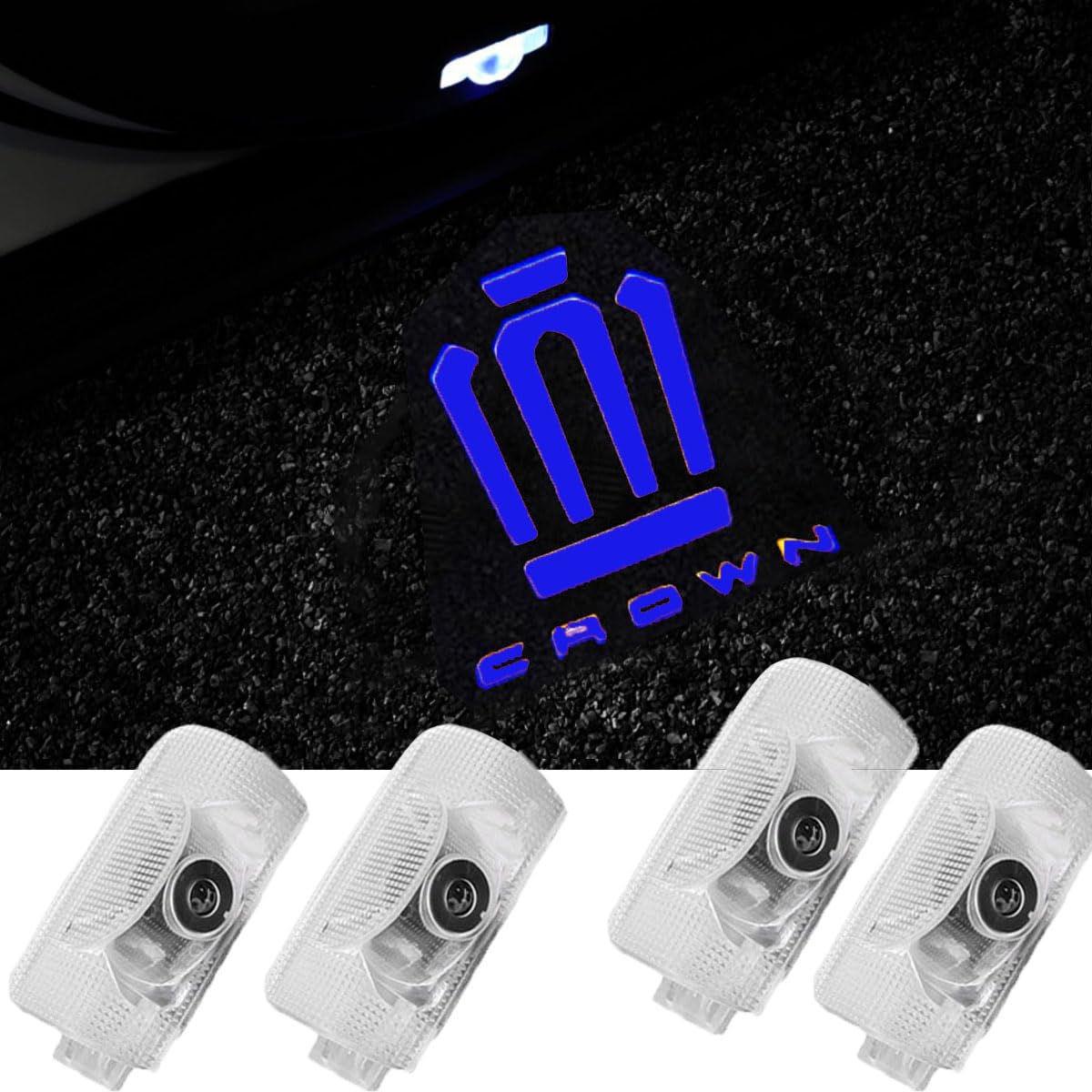 Новая Crown 16-го поколения Подсветка салона Свет приветствия в двери Подсветка салона set of 4