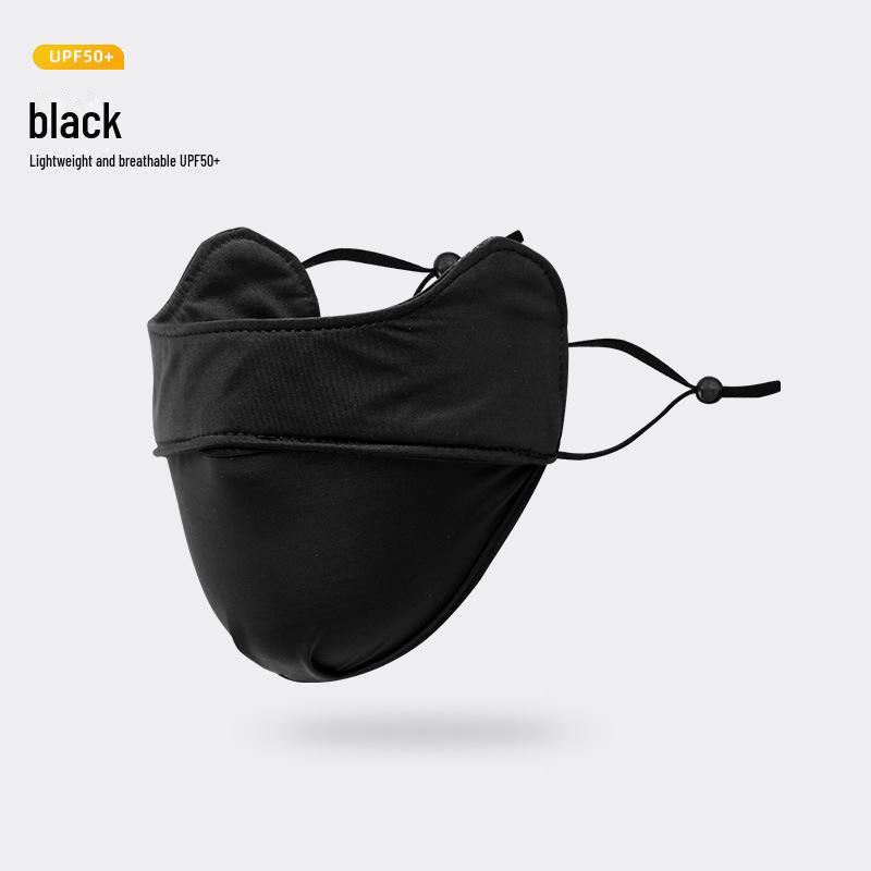 

Женская солнцезащитная маска Ice Silk Anti-UV — дышащая, тонкая, защищает все лицо и глаза One Size