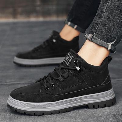 Martin Stiefel 22 Herbst und Winter neue lässige High-Top Schuhe Britischer Stil Outdoor Lederstiefel