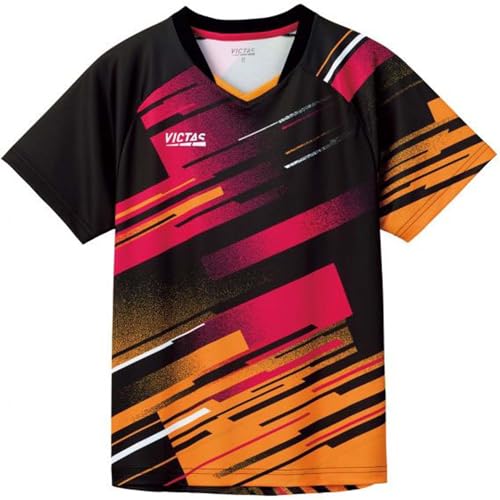 Victas Table Tennis Game Shirt, Energy Game Shirt, Pink (7000), Size L, 612202