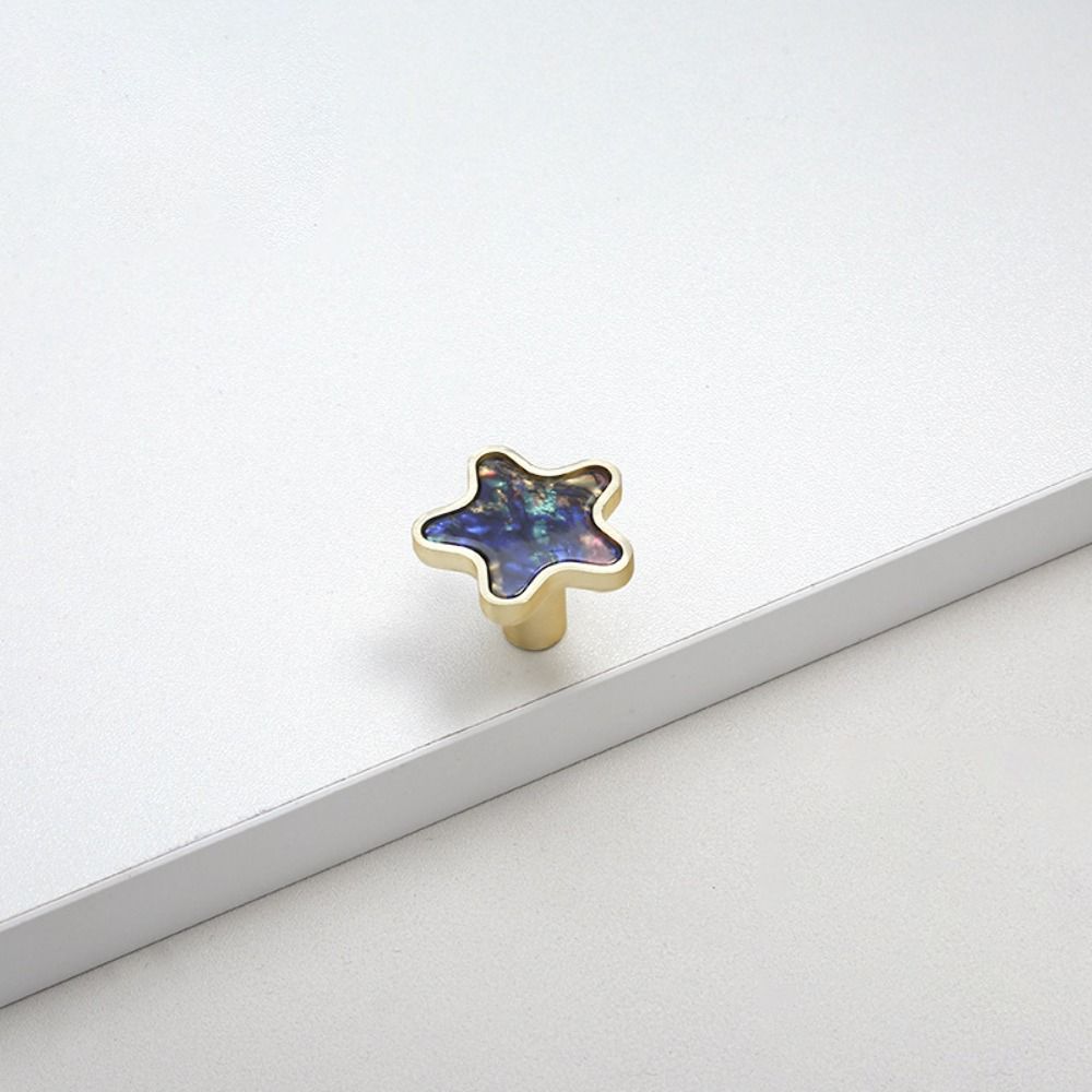 Schranktür Sternform Türgriffe Schrank Schublade Schubladenknöpfe Fünfzackiger Sternknopf Schrank