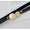 Women's Belt Creative Double Pearl  Leather Dress Waist Elastic Thin Elegant Women Fashion Accessories Clothes Decoration Gifts