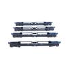 ESR537-1 4 Pieces Roof Rail Trim Strip Carrier Cover Rack Plug Lid for Vauxhall Opel Astra H 2004-2014 Zafira B 2005-2015 5187877 5187878 
