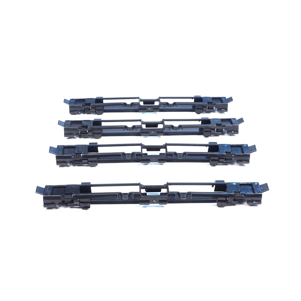 ESR537-1 4 Pieces Roof Rail Trim Strip Carrier Cover Rack Plug Lid for Vauxhall Opel Astra H 2004-2014 Zafira B 2005-2015 5187877 5187878