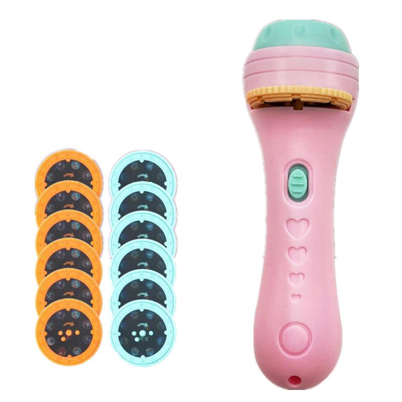 Flashlight Projector Toy for Boys Girls Toy Animal Dinosaur Vehicle Fruit with Projectors   Patterns for Fun Cognition Bedtime