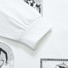 FILA Fusion Aries Collaboration American Vintage Print Casual Loose Pullover Long Sleeve T-Shirt Unisex Tops White T11U218203F-WT