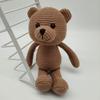 Children Knit Handmade Bear Soft Plush Animal Toy Playroom Decor Gift Birthday