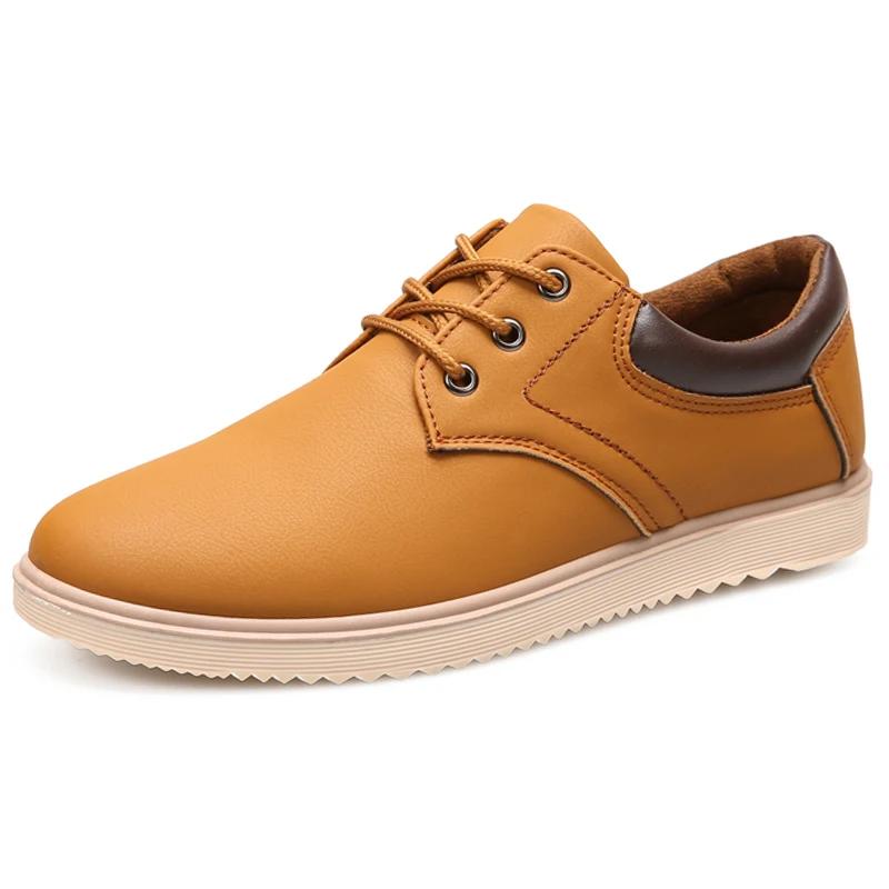 Fashion Men Leather Casual Shoes Male 2025 Summer Comfortable Flat Shoes for Men Trendy Sneaker Male Oxfords Shoes Zapatos Para Hombre