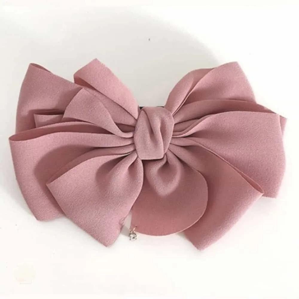 ASSHOP Pink Layered Cubic Automatic Hairpin Pink Hair Clip