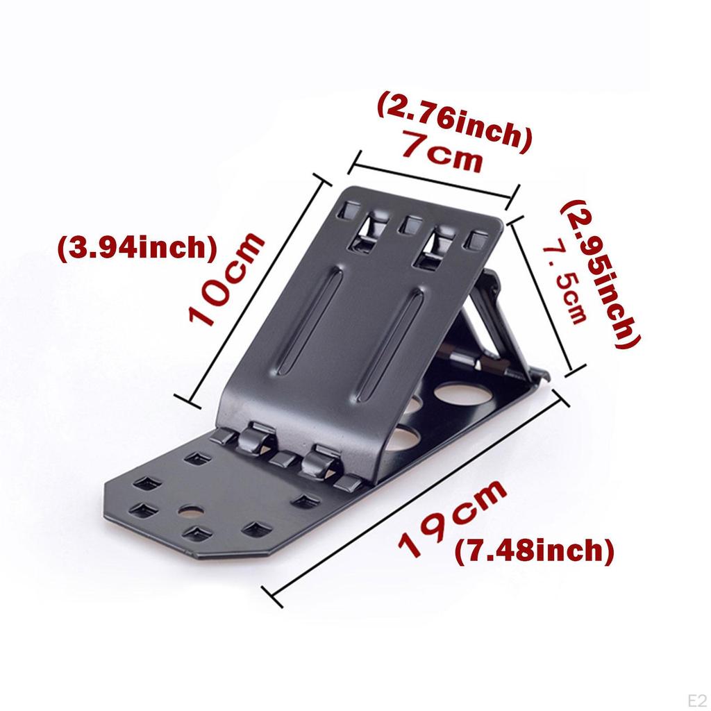Auto Rad Stopper Parkplatz Guide Blöcke Schwarz Rost Beständig Metall Bordstein Fahrzeug Stabilisieren
