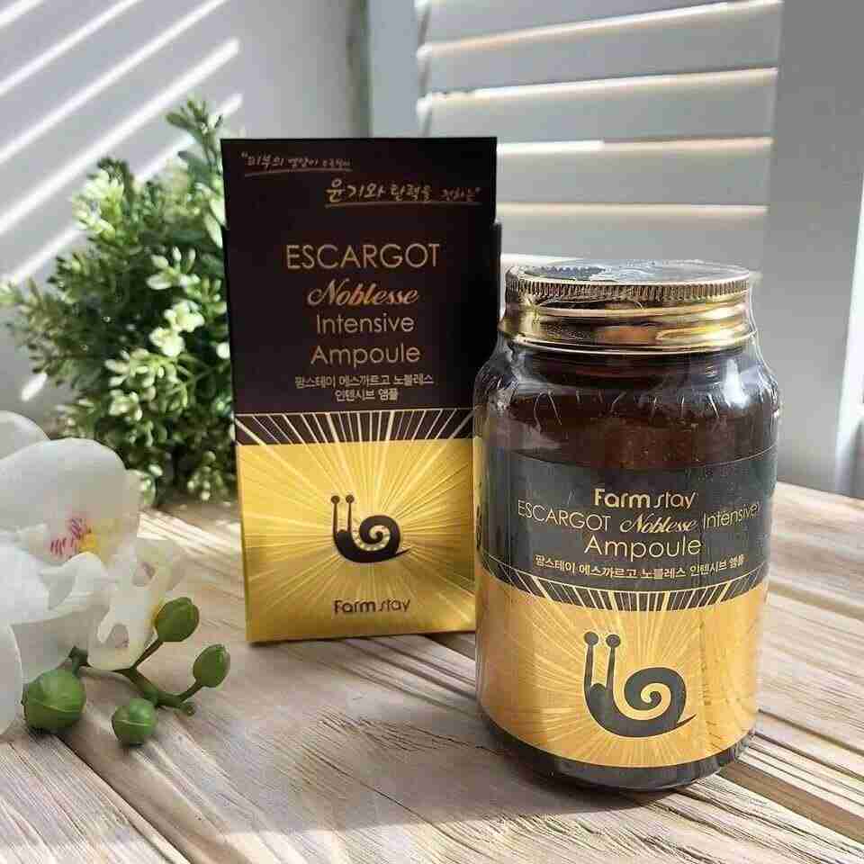 FARMSTAY ALL-IN ONE AMPOULE, #COLLAGEN&HYALURONIC ACID #ESCARGOT #POMEGRANATE #ALOE #GREEN TEA SEED, Moisturizing
