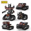 Moc 5 In 1 Rc Rhinoceros Transformable Robot Model Building Blocks Off-Road Vehicle Diy Children'S Puzzle Toy Gifts 402Pcs