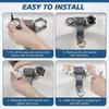 Fresh Faucet Handle Knob Replacement Kit 1 Pair Clear Acrylic For Delta Delex Peerless Models Includes Screws
