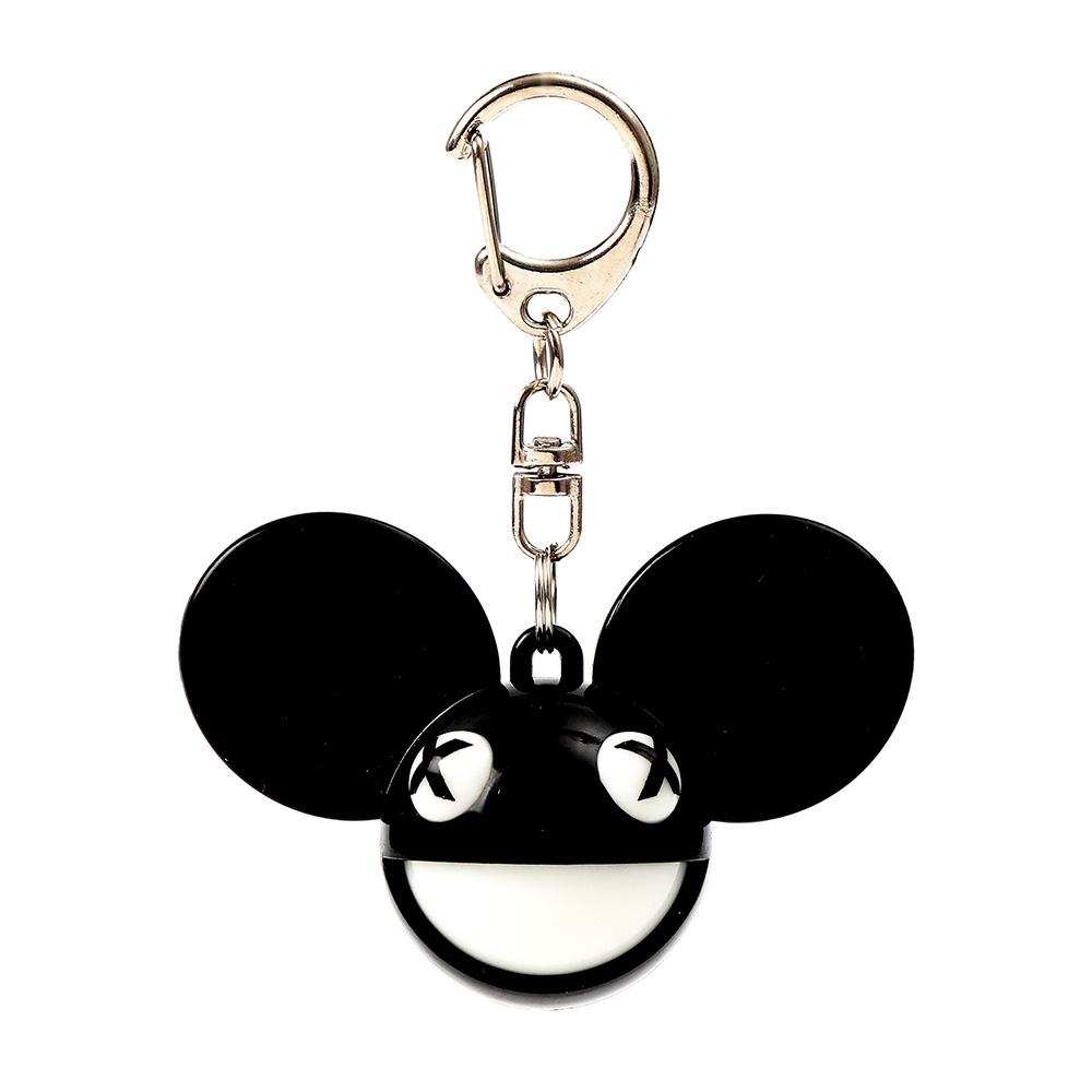 Creative Mouse Hair Light Keychain Trendy Personality Cute Cartoon Pendant