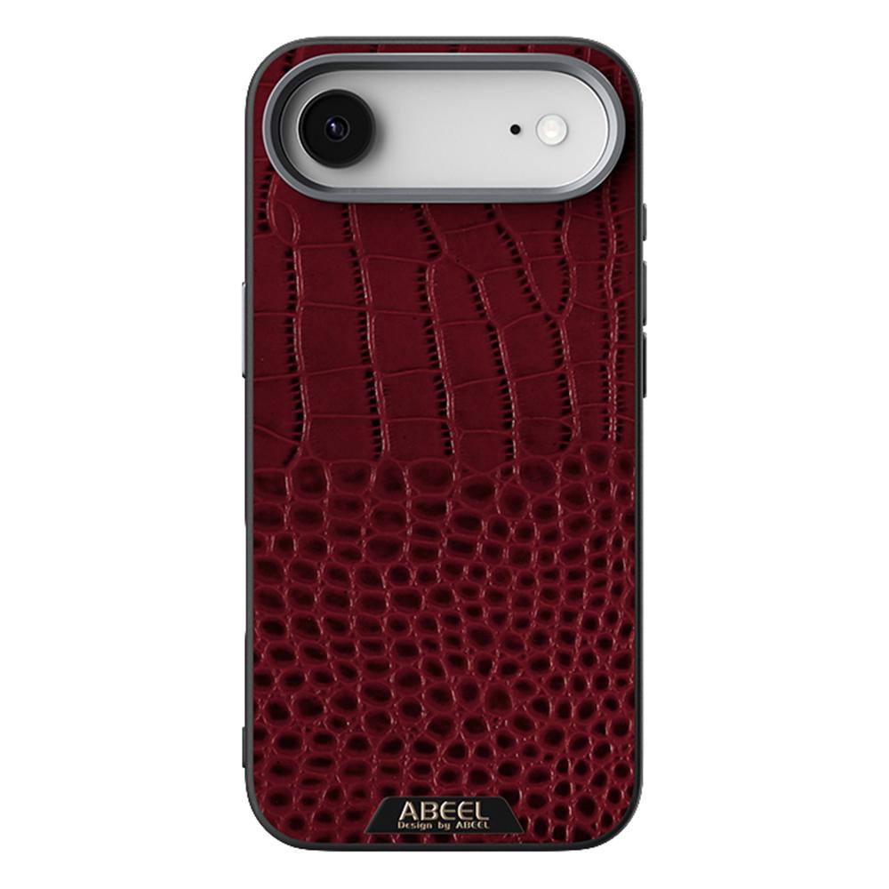 ABEEL For iPhone Air Case Compatible with MagSafe Crocodile Texture Micro-Embossing Back Cover B
