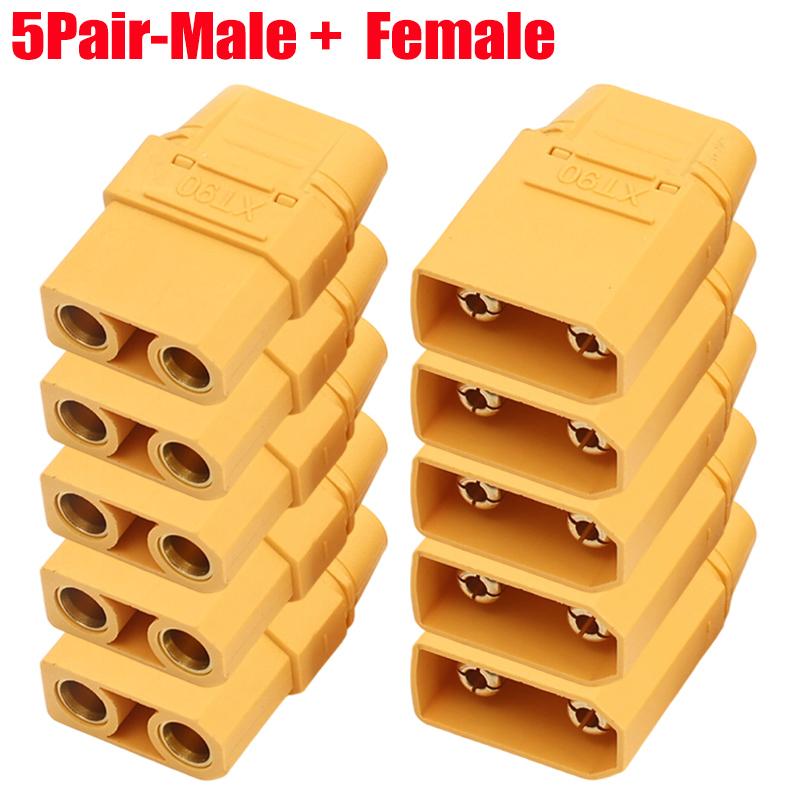 XT90 Male Female Terminal Plugs Waterproof Welding Connector Plug Wire Cable Adapters For RC Lipo Battery Drone Boat Airplane