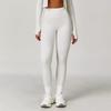 Tuta da Yoga Autunno/Inverno Delicata sulla Pelle: Set Canotta Controllo Pancia ad Alta Elasticità e Abbigliamento Fitness