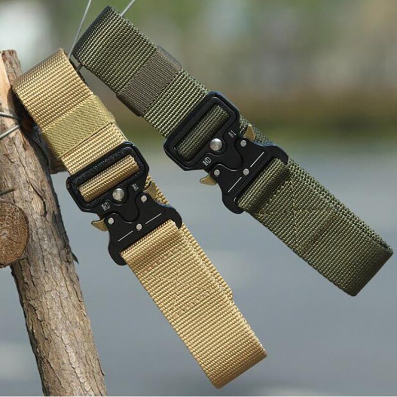 Tactical Belt Men'S Multi-Functional Outdoor Training Belt Men And Women'S General-Purpose Sports Hunting Durable Belt