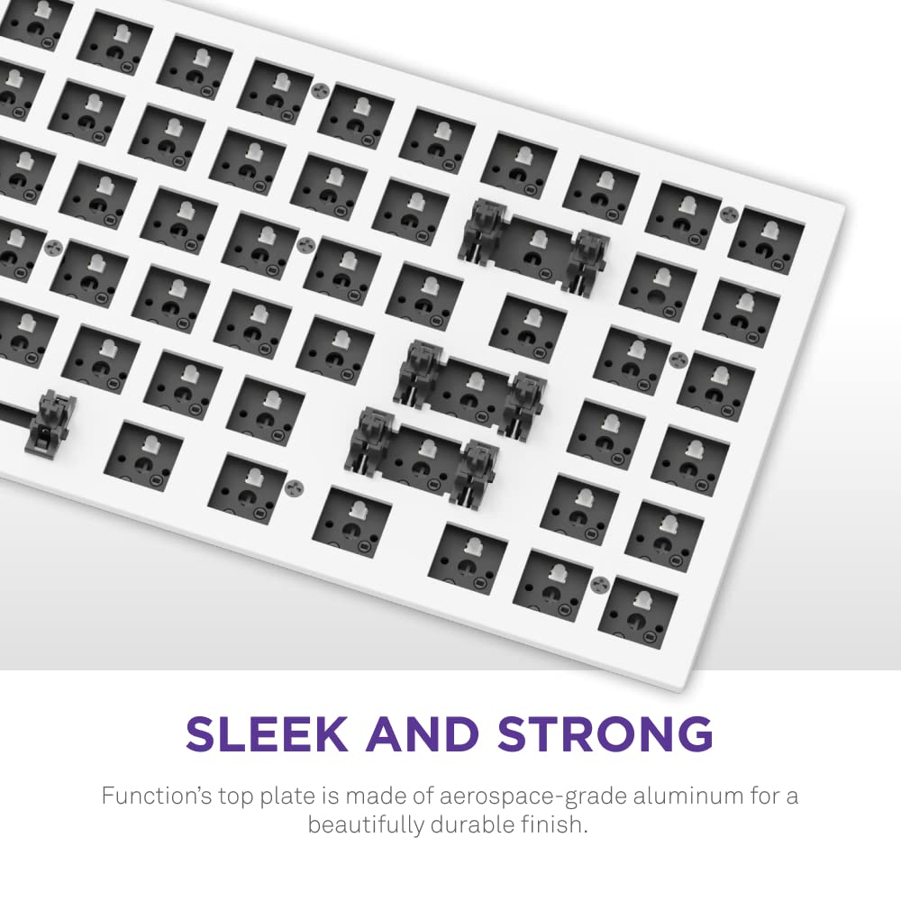 NZXT FUNCTION MINITKL USB Gaming Keyboard White KB594 KB-175US-WR