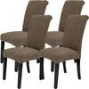 Dining Chair Cover Jacquard Spandex Slipcover Protector Case Stretch for Kitchen Chair Seat Hotel Banquet Elastic
