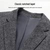 Hodo Men's Business Casual Anti-Wrinkle Wool Blend Suit Jacket