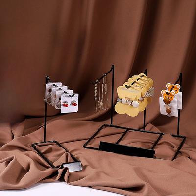 Creative Iron Jewelry Display Stand Desktop Multipurpose Earrings Rings Headband Keychains Hanging Holder Sundries Storage Racks