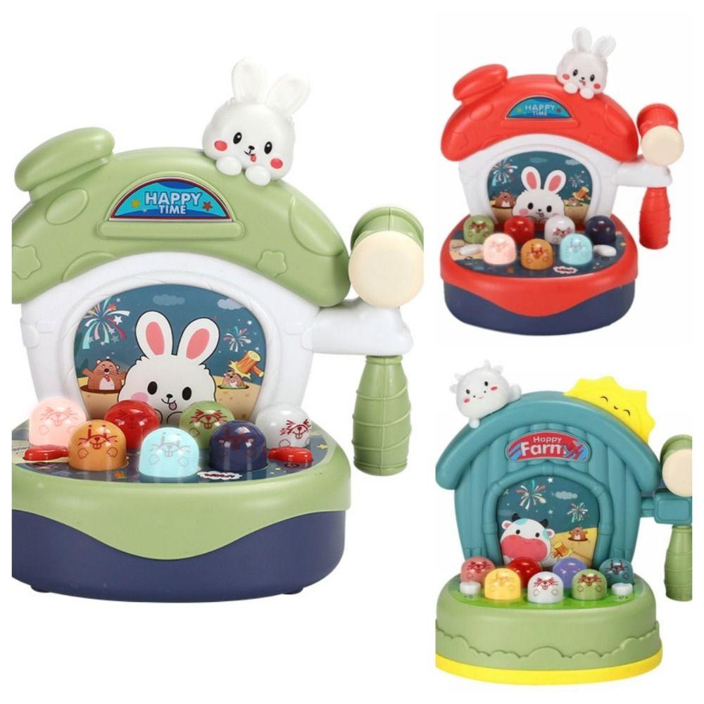 Whack-a-mole Mole Hammering Game Interactive Fun Floor Mice Toys Educational Developmental