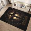 John 3:16 Cross Design Rug Non-slip rug suitable for living room and bedroom sofas