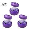 Dumpling Desktop Ornaments 1/2/3Pcs Purple Ghost Squeeze Toy, Halloween Steamed Bun Desk Toy Stress Relief Clear Ball Fidget Party Supplies