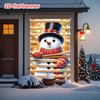 Weihnachtsfenster Hängendes Banner Dekoration Weihnachtsmann Weihnachtsbaum Feier Partyzubehör