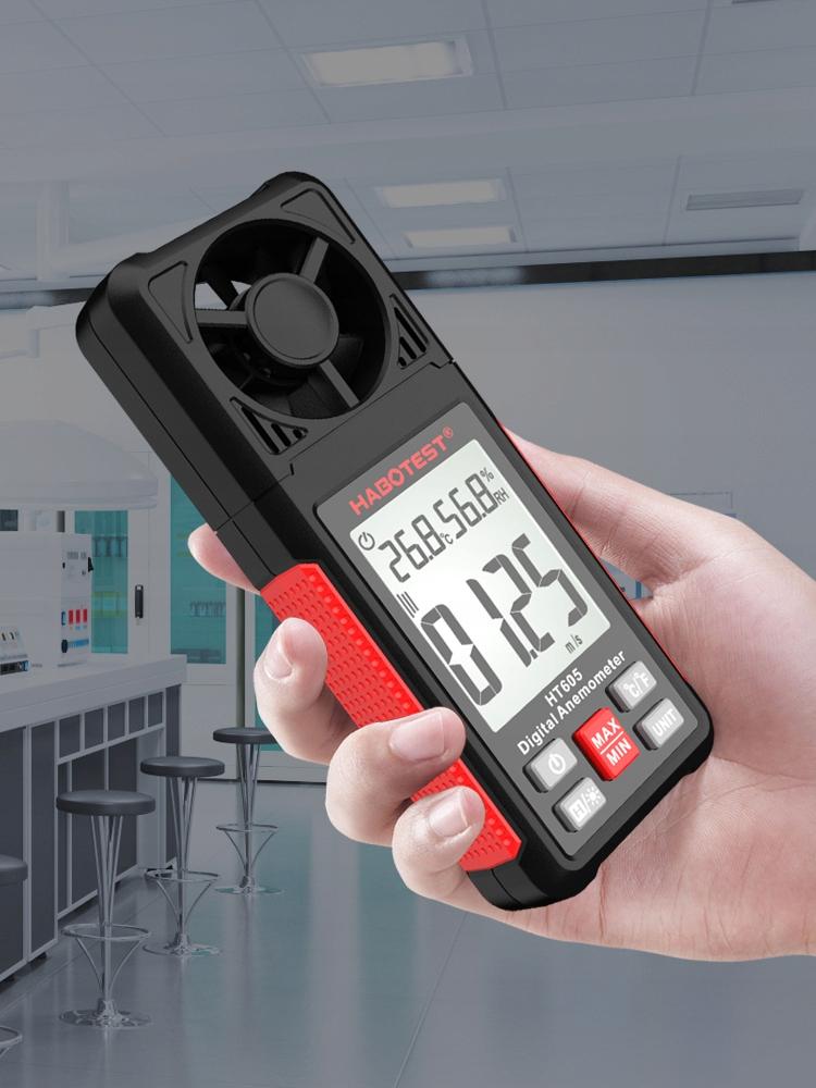Anemômetro Medidor de Vento Velocidade de Volume E Medição de Temperatura