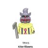 Losowe pudełko TP1040 WM6205 KF6173 KF6175 Mini Figurka Killer Klowns Klasyczny Horror Thriller Film Model z Klocków Zabawka Lalka Prezent