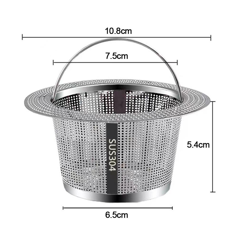 Stainless Steel Drain Stopper Mesh Round Shape Floor Waste Filter Net  Kitchen Bathroom Accessories