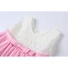 Bestseller Baby 100-Tage-Geburtstagskleid mit Schleife, Haarband, Puffrock und Spitzenkleid